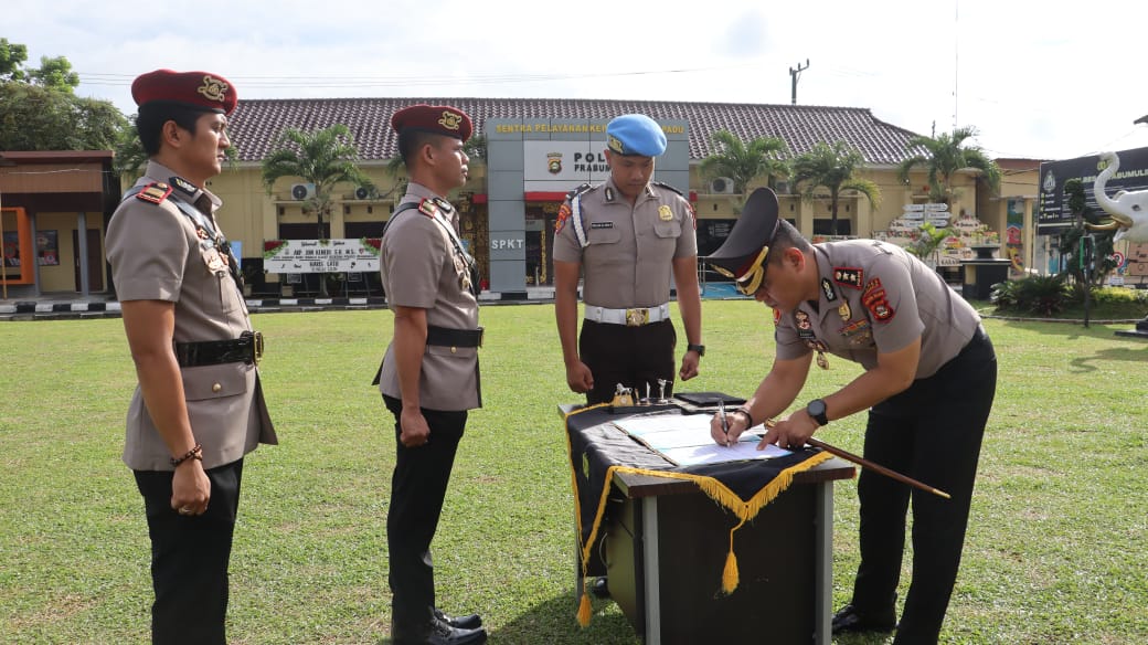 Mantan Kapolsek Sungai Lilin AKP Jon Kenedi Resmi Jabat Kasat Reskrim Polres Prabumulih