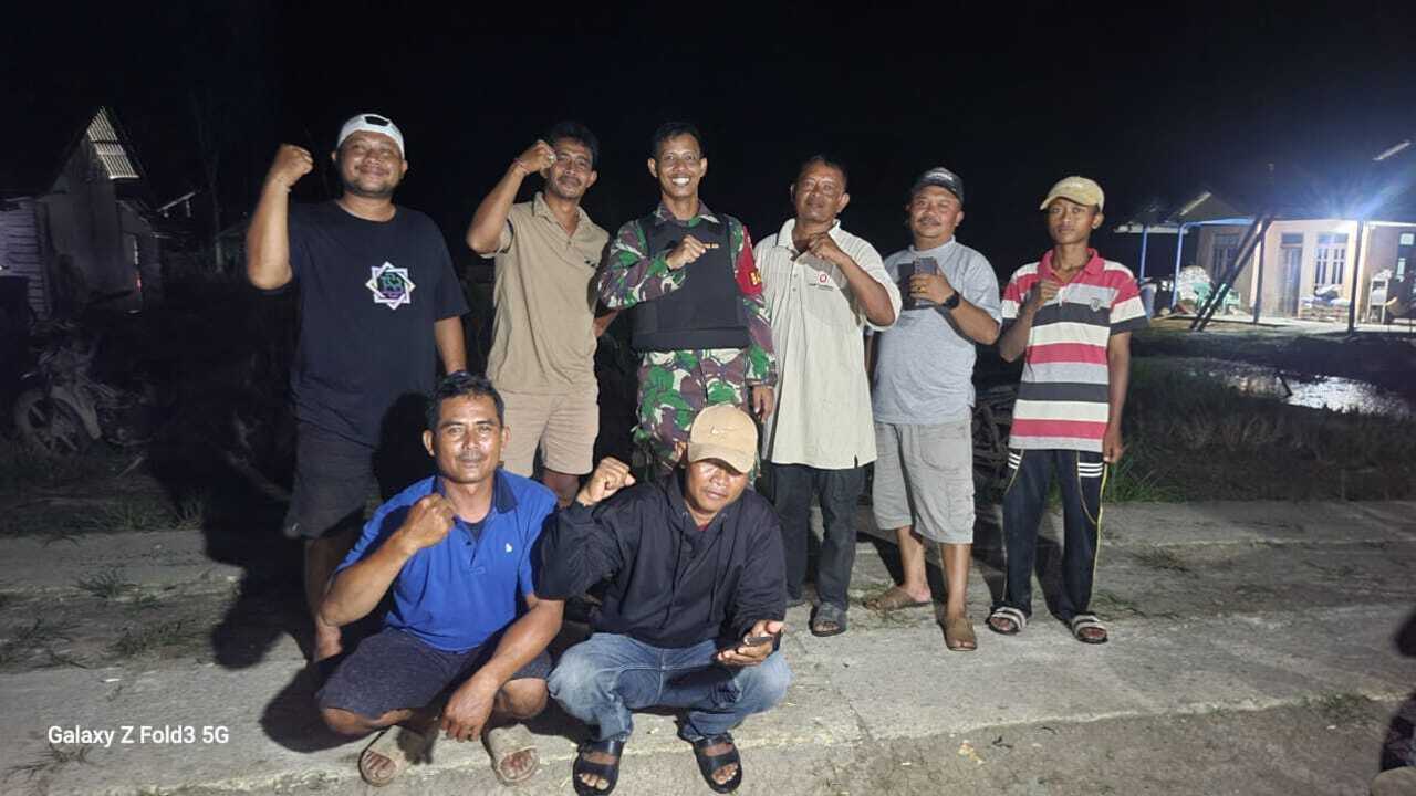 Babinsa Koramil 042-13/Sungai Menang OKI Tingkatkan Kamtibmas dengan Cara Ini!