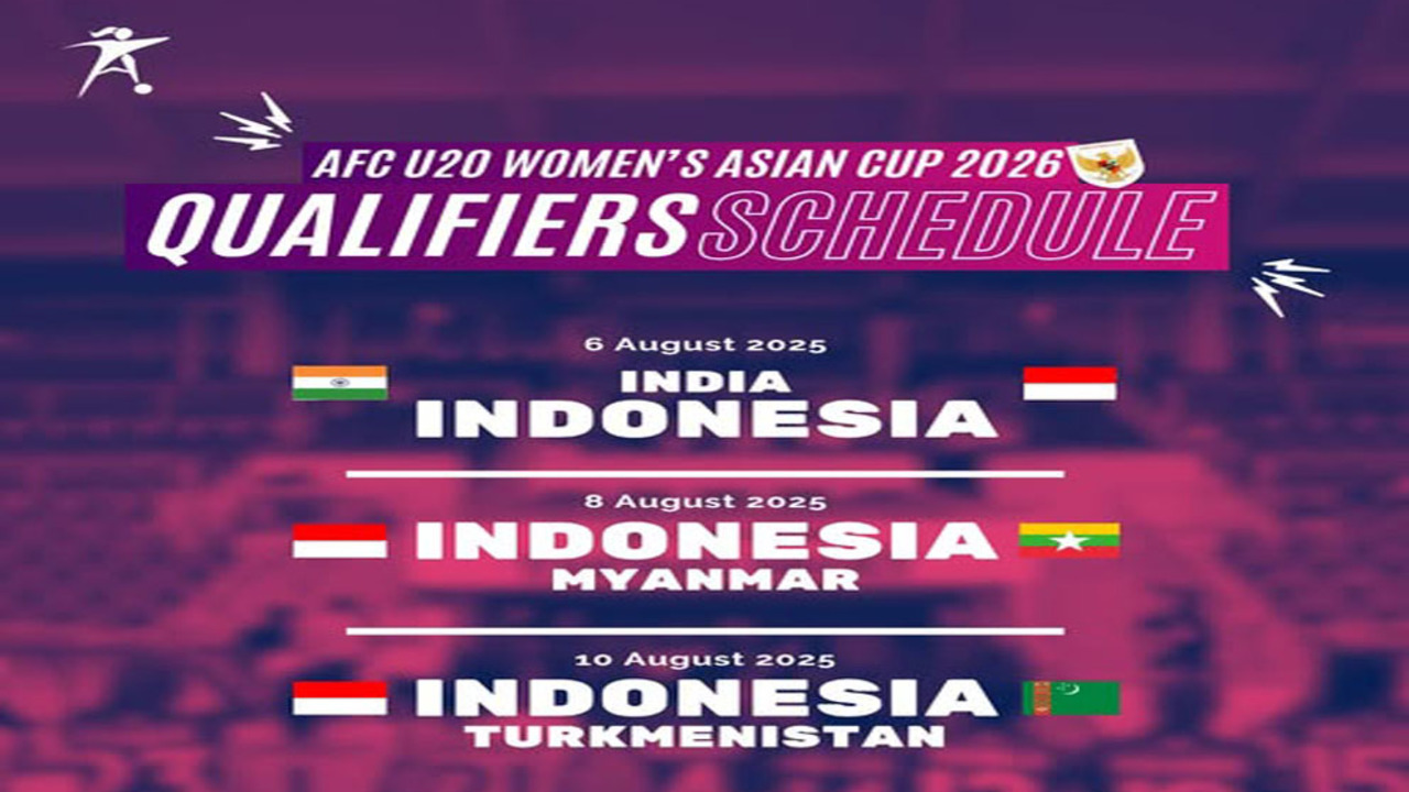 Jadwal Timnas Wanita U-20 Indonesia di Kualifikasi Piala Asia 2026