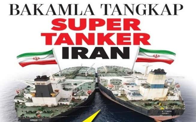 Wow! Kapal Super Tangker Berbendera Iran Angkut Minyak Mentah Rp4.6 Triliun Ditangkap Bakamla