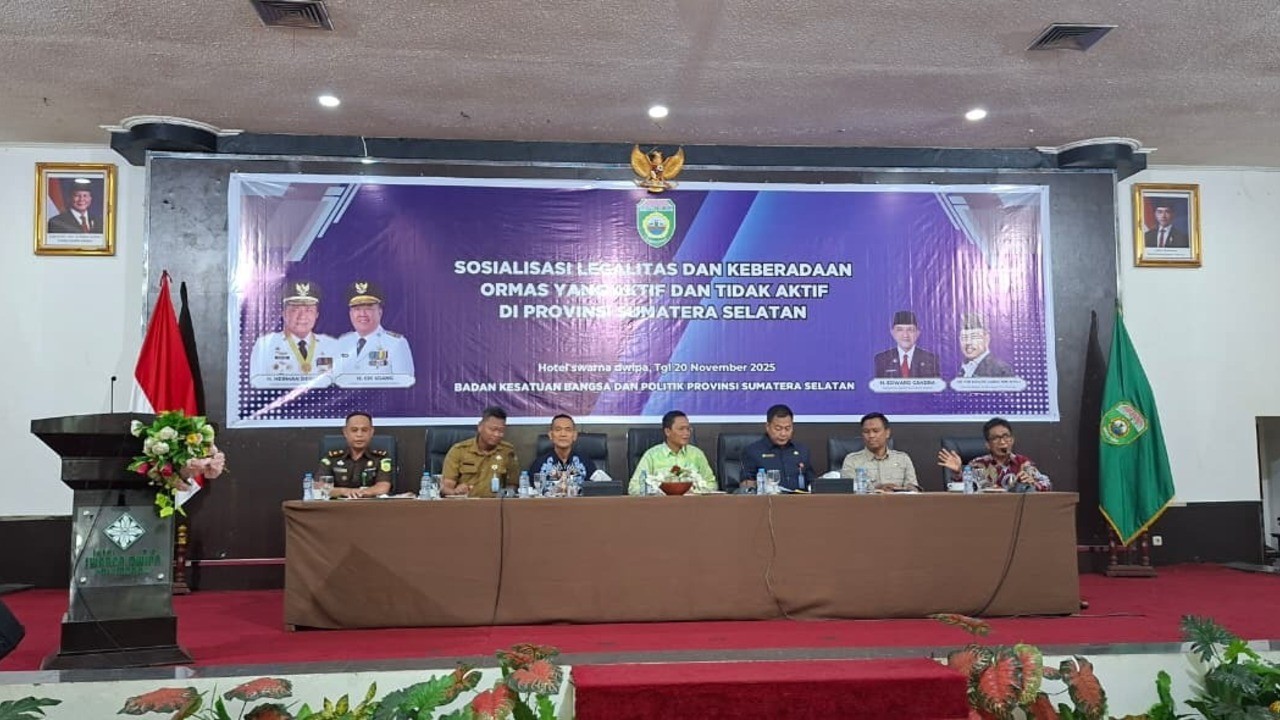 Sosialisasi Legalitas Ormas, Kemenkum Sumsel Dorong Kepatuhan dan Persatuan Bangsa