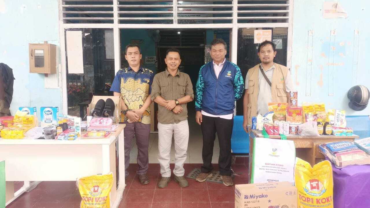 143 Disabilitas dan Anak Terlantar di OKU Terima Bantuan ATENSI dari Kemensos