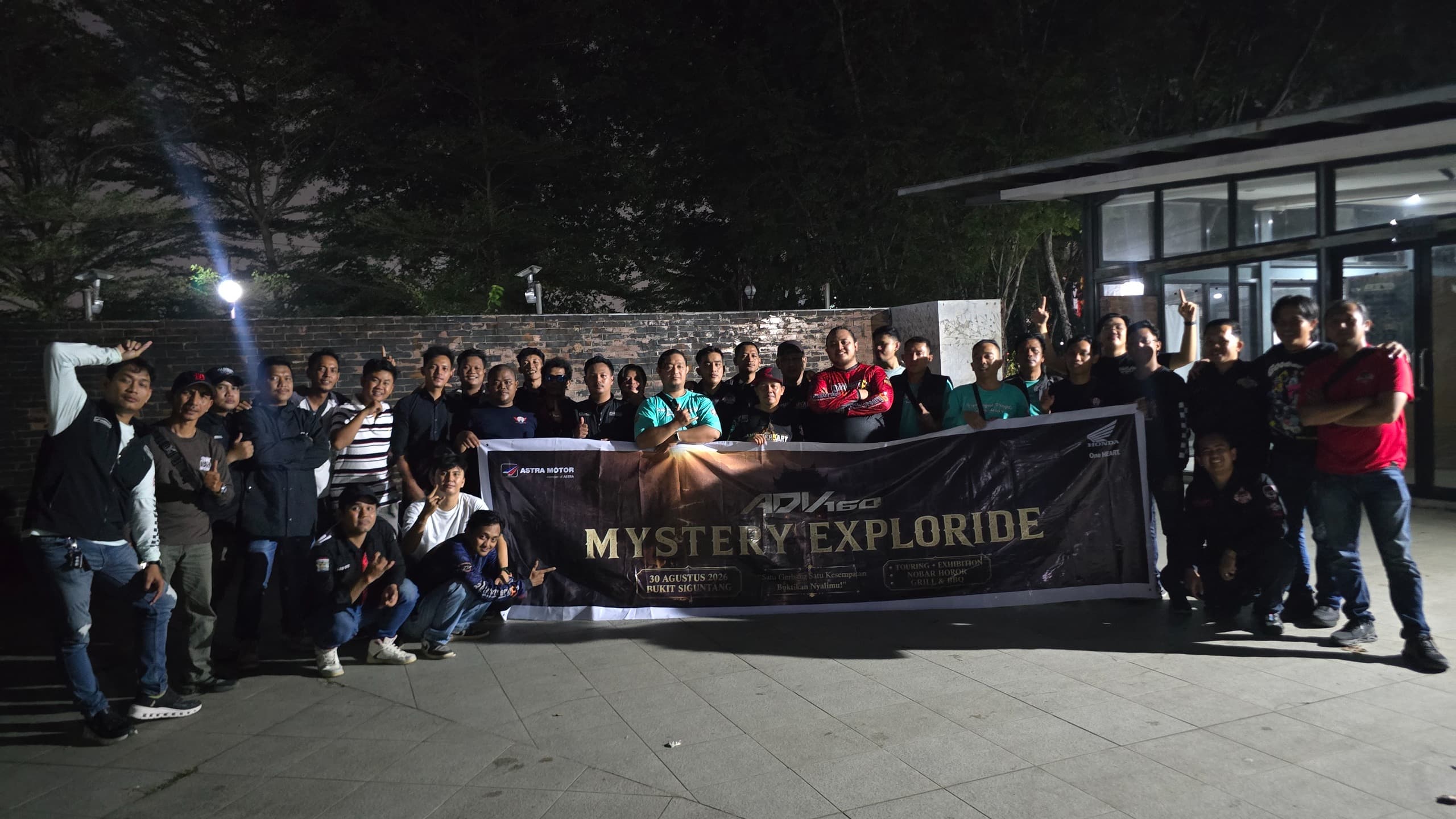 Eksplorasi Penuh Tantangan, ADV 160 Mystery Exploride Satukan Komunitas Honda Sumsel