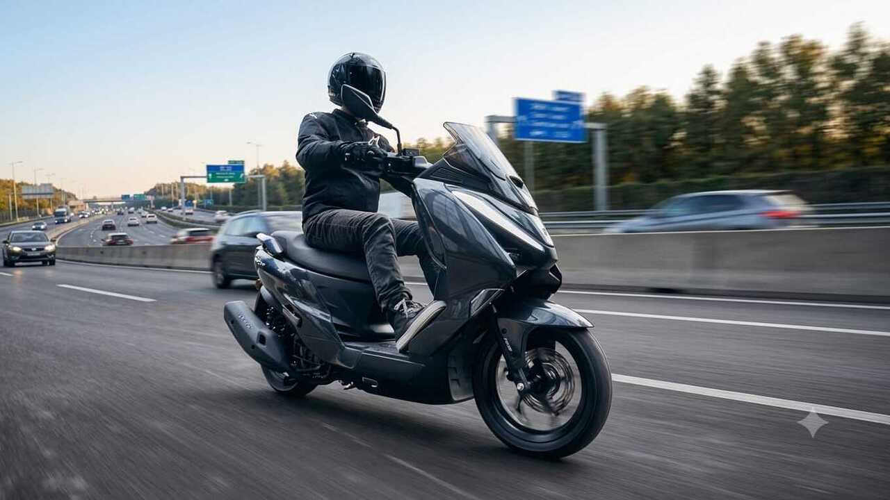 CFMoto 150SC-F Hadir dengan Bagasi Jumbo, ABS, TCS, dan Layar TFT Canggih