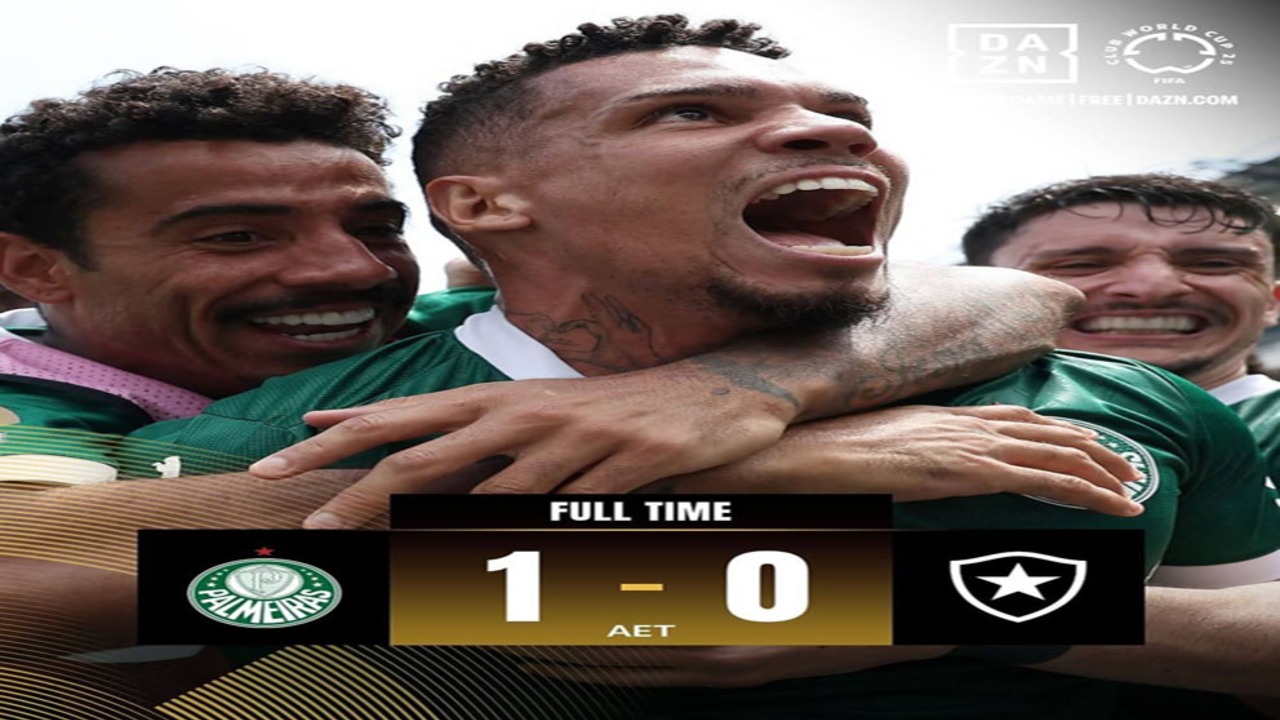 Palmeiras Kalahkan Botafogo 1-0, Jadi Tim Pertama Lolos ke Perempatfinal Piala Dunia Antarklub 2025