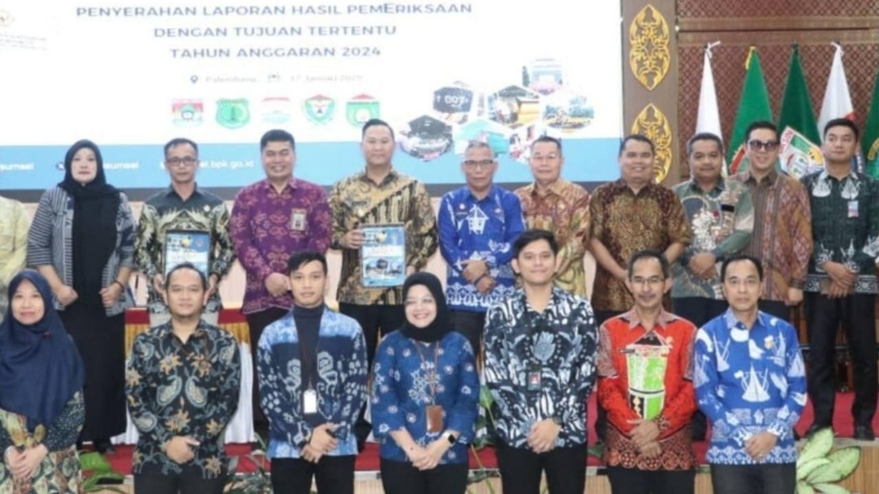 Muara Enim Terima LHP Belanja Daerah Tahun Anggaran 2024 dari BPK