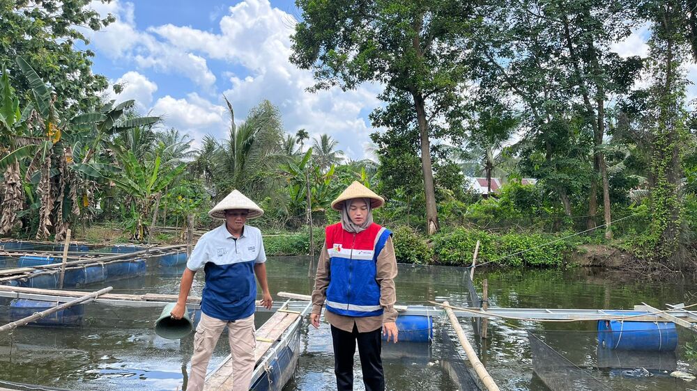  Pertamina Ubah Bekas Galian C Jadi Area Budidaya Ikan Air Tawar di Kampung Kreatif Sugihwaras