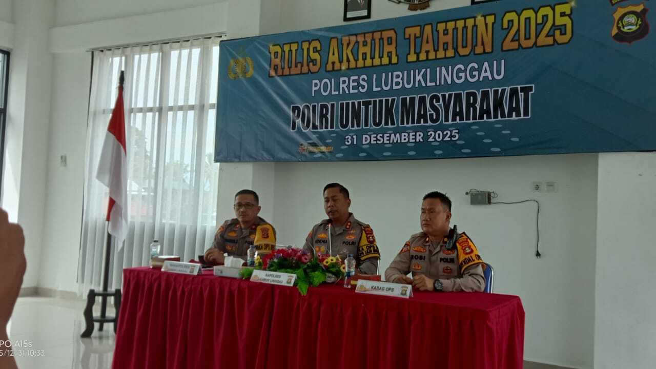 Rilis Akhir Tahun Polres Lubuklinggau: Kasus Narkoba Meningkat, Pidsus Menurun Drastis! Begini Penjelasan Kapo