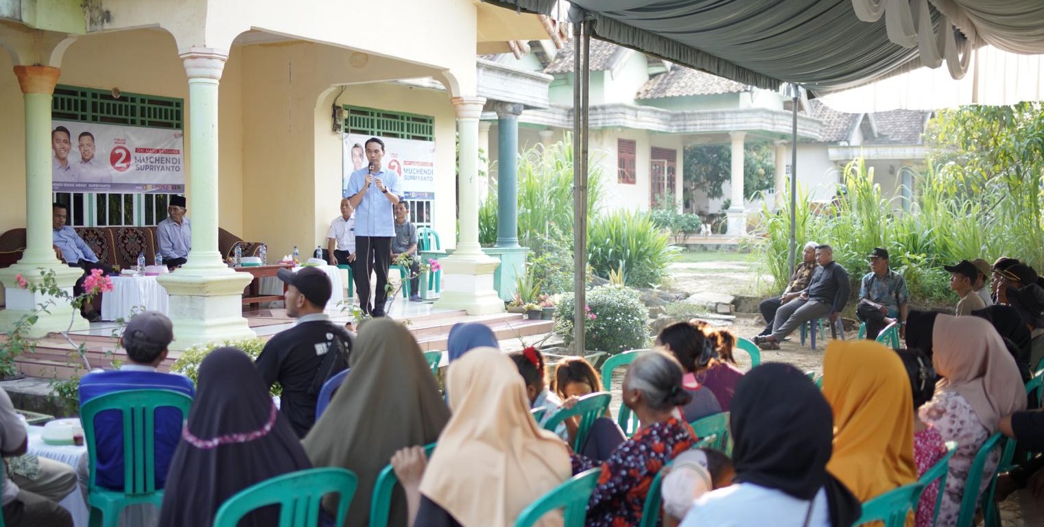 Pilkada OKI 2024: Muchendi Sambangi Desa Sukamulya, Serap Aspirasi Petani dan Janjikan Perubahan