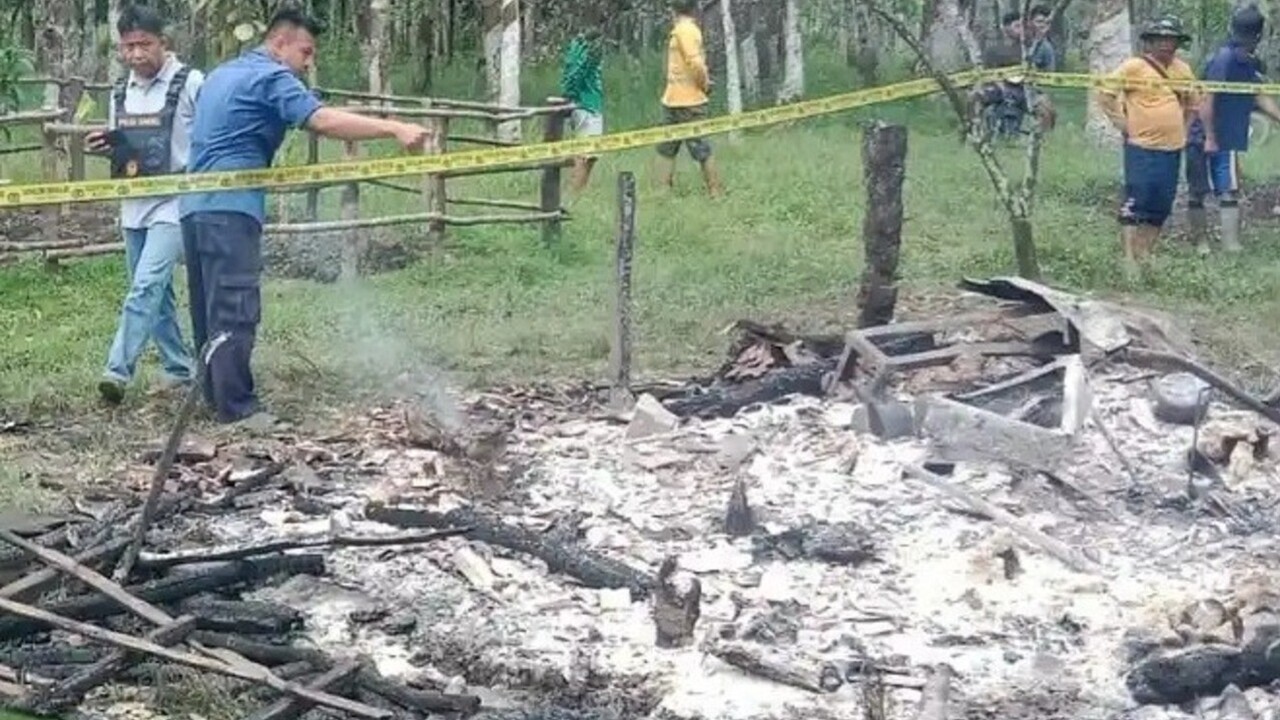 Kebakaran Pondok Kebun di Babat Toman Tewaskan Ayah dan Anak 