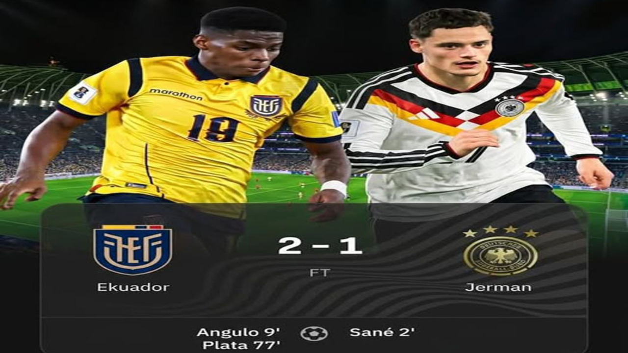 Piala Dunia 2026: Ekuador Bangkit Taklukkan Jerman 2-1. 