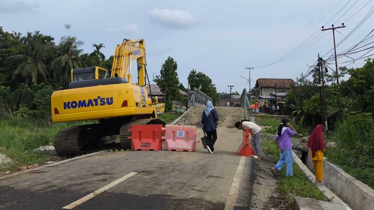 Pembangunan Jembatan Bailey Muara Dua Hampir Selesai, Warga Harap Jembatan Permanen Segera Dibangun