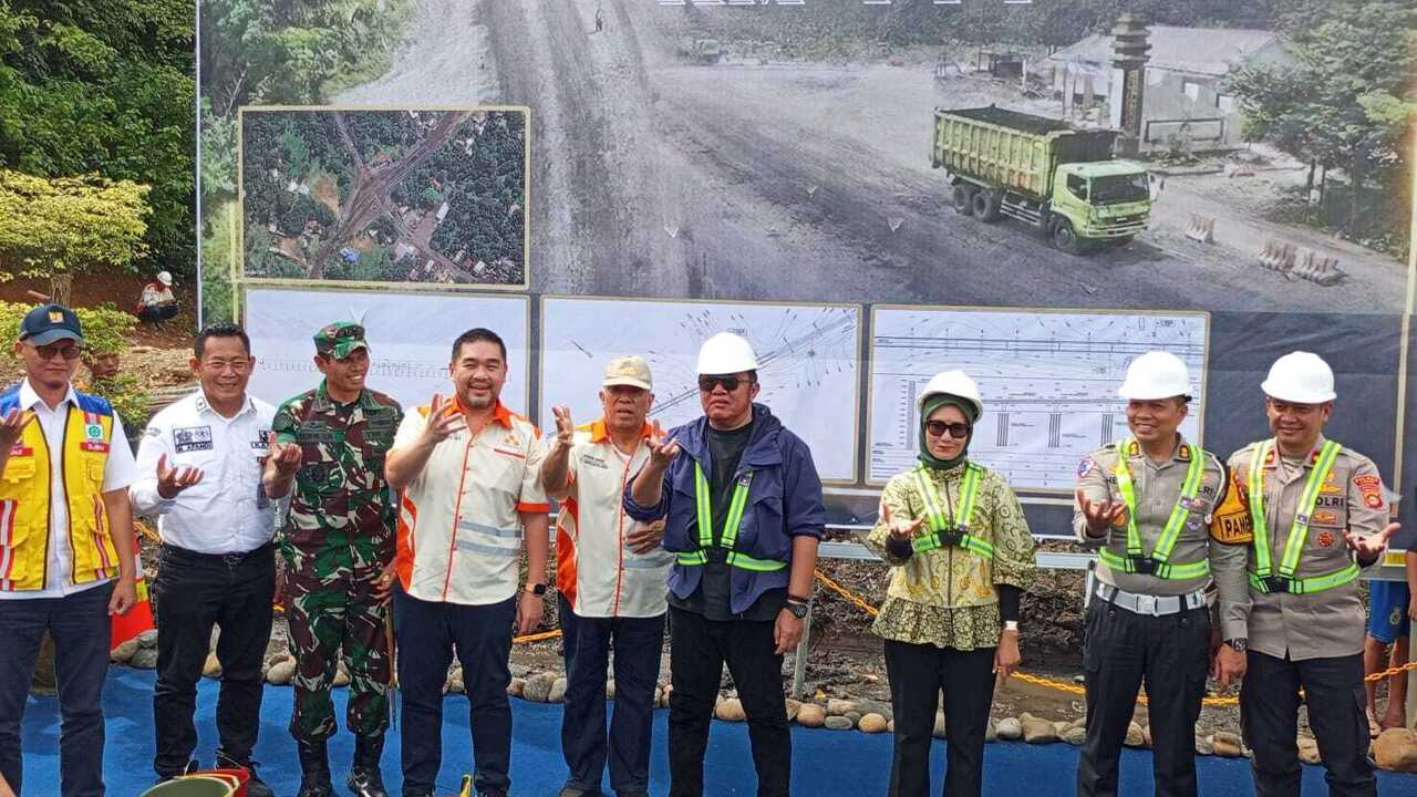 Groundbreaking Flyover KM 111, Aksi  Nyata Titan Group Dalam Penataan Angkutan Batu Bara di Sumsel
