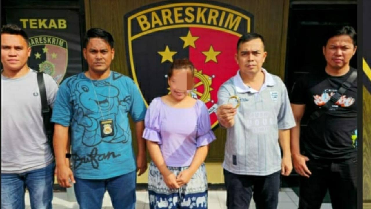 ART di Indralaya Curi Gelang Emas Majikan seorang PNS, Diamankan Polisi