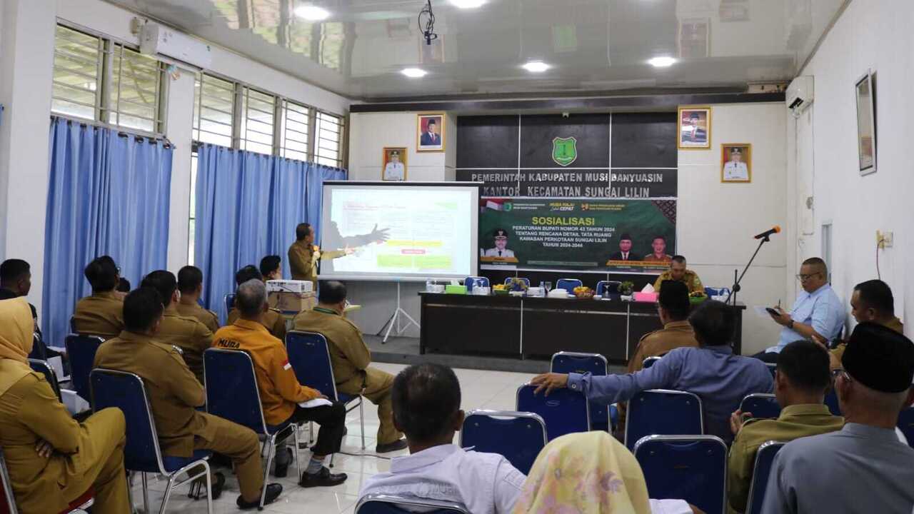 Sosialisasi RDTR Kawasan Perkotaan Sungai Lilin,Ini Tujuannya