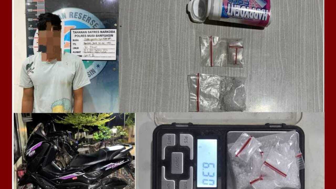 Polsek Keluang Bongkar Jaringan Pengedar Sabu, Barang Bukti Diamankan