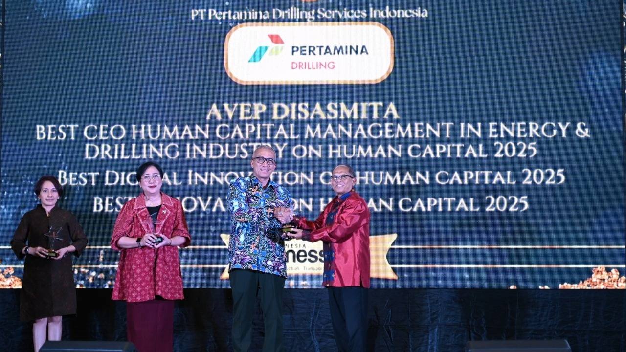 Pertamina Drilling Raih Tiga Penghargaan Bergengsi di Ajang Best Human Capital Awards 2025