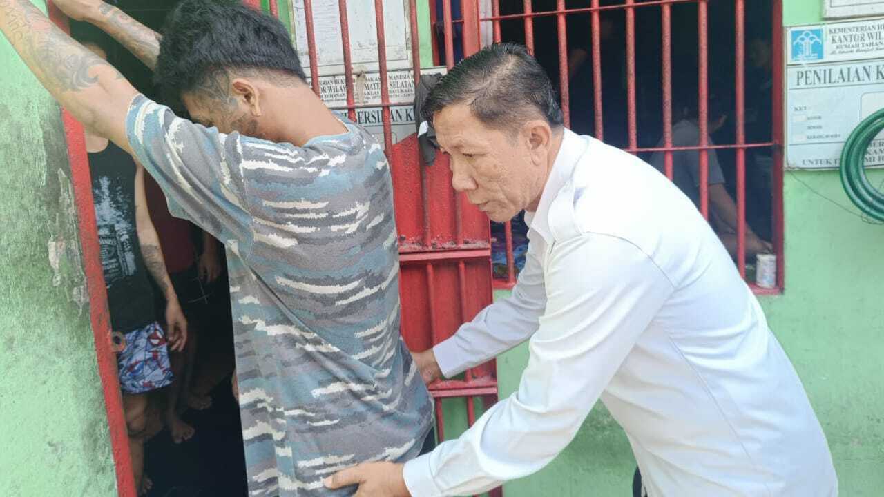 Cegah Gangguan Kamtib, Rutan Baturaja Kembali Gelar Razia Rutin