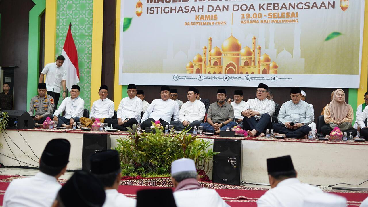 Lewat Doa Kebangsaan, Herman Deru Titip Proyek Strategis Sumsel kepada Pemerintah Pusat