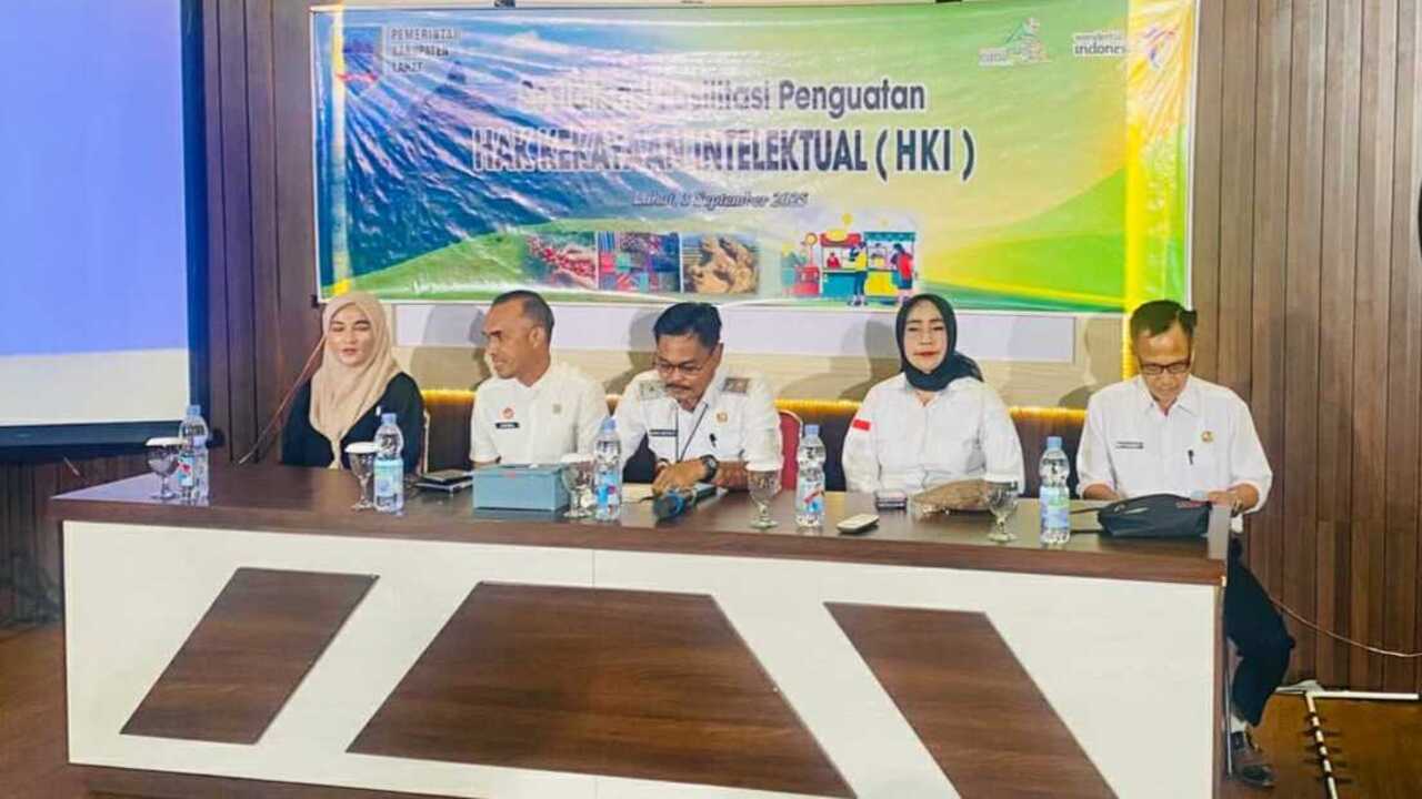 Kanwil Kemenkum Sumsel Gelar Sosialisasi KI di Lahat, Ajak Pelaku Usaha Amankan Aset Intelektual