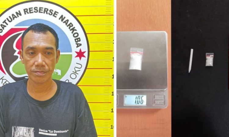 Kurir Narkoba di OKU Tertangkap, Polisi Sita Sabu 1,06 Gram