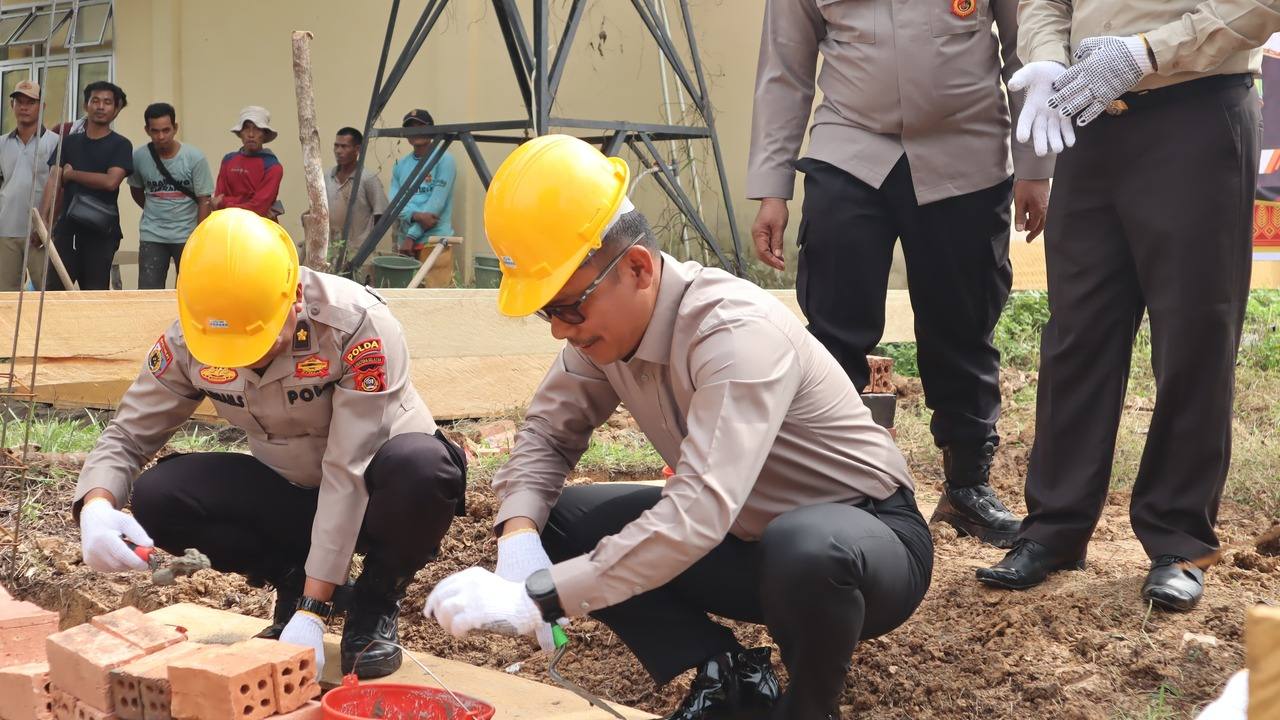 Dukung Program Prioritas Nasional, Polres Muba Bangun Gedung SPPG