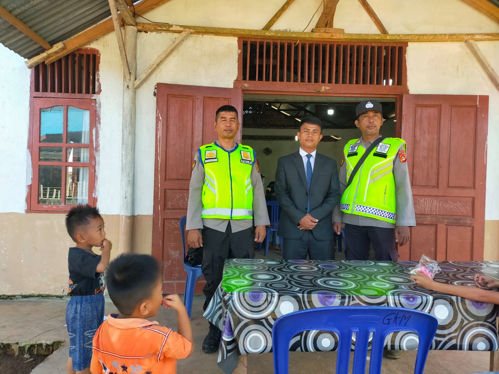 Peringati Kenaikan Isa Al-Masih Puluhan Gereja di Muba di Jaga Aparat Polres Muba