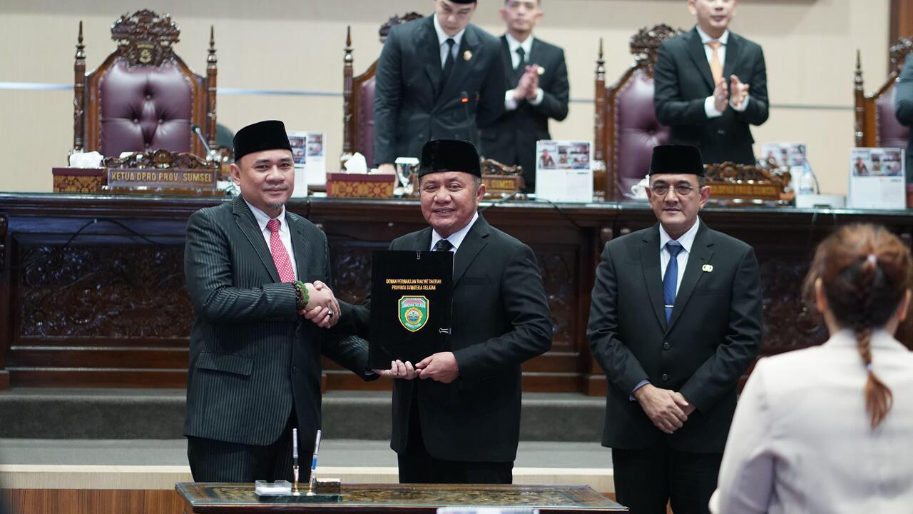 Raperda Perubahan APBD 2025 Sumsel Disahkan, Herman Deru Pastikan Efisiensi dan Transparansi Anggaran