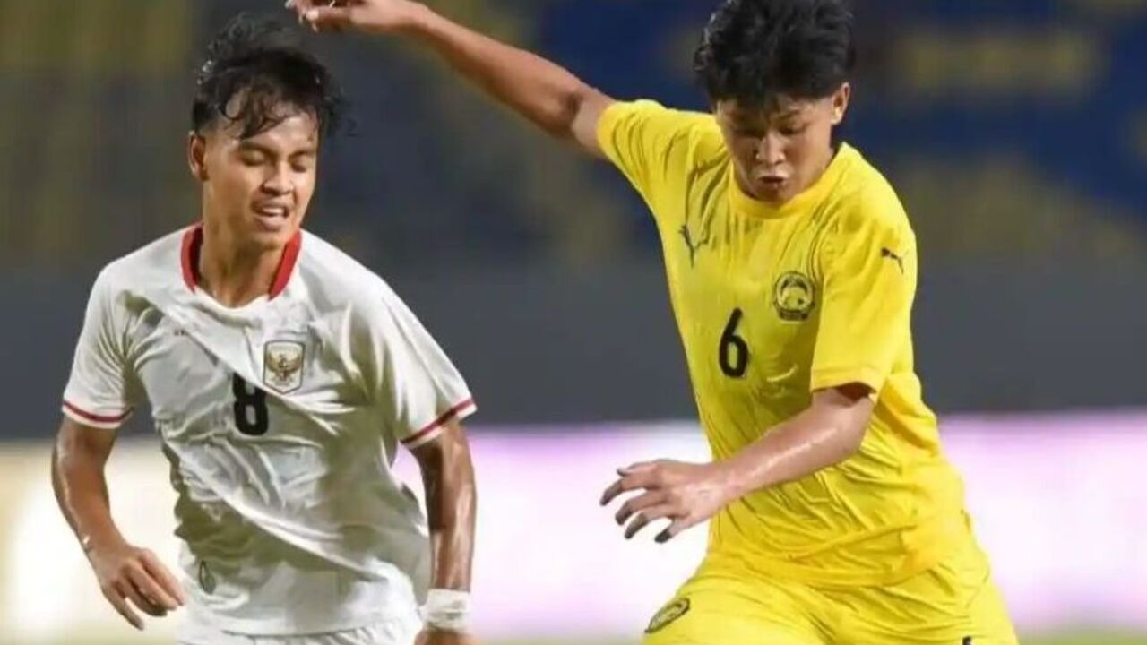 Hasil Piala AFF U-17: Garuda Muda Kalah 0-1 dari Malaysia.