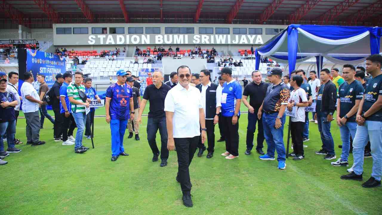 Sekda Sumsel Edward Candra Resmi Buka Turnamen Sepak Bola RS Siti Fatimah Cup IV 2026