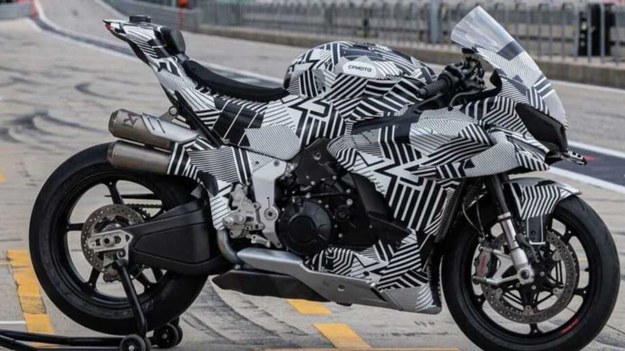 CFMoto V4 SR-RR Punya Rahasia Aerodinamika Buatan Desainer Ferrari.  