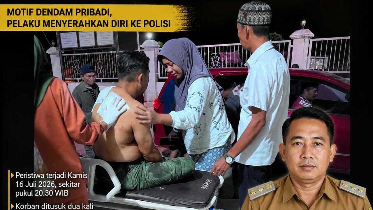 Dendam Lama Diduga Jadi Motif Penusukan Kades Talang Aur