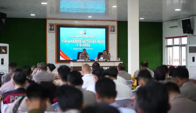 Polres OKI Jadi Tuan Rumah Wasops, Pastikan Pengaman Idul Fitri Berjalan Sesuai Prosedur 