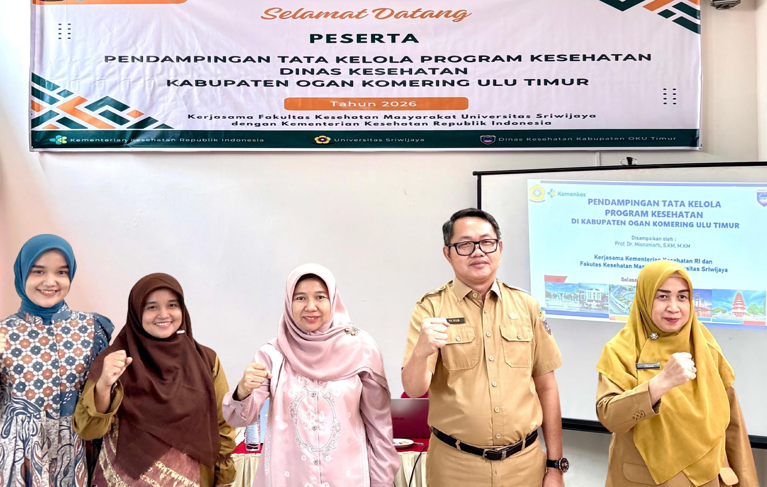 FKM Unsri Dampingi Dinkes OKU Timur Perkuat Tata Kelola Program Kesehatan