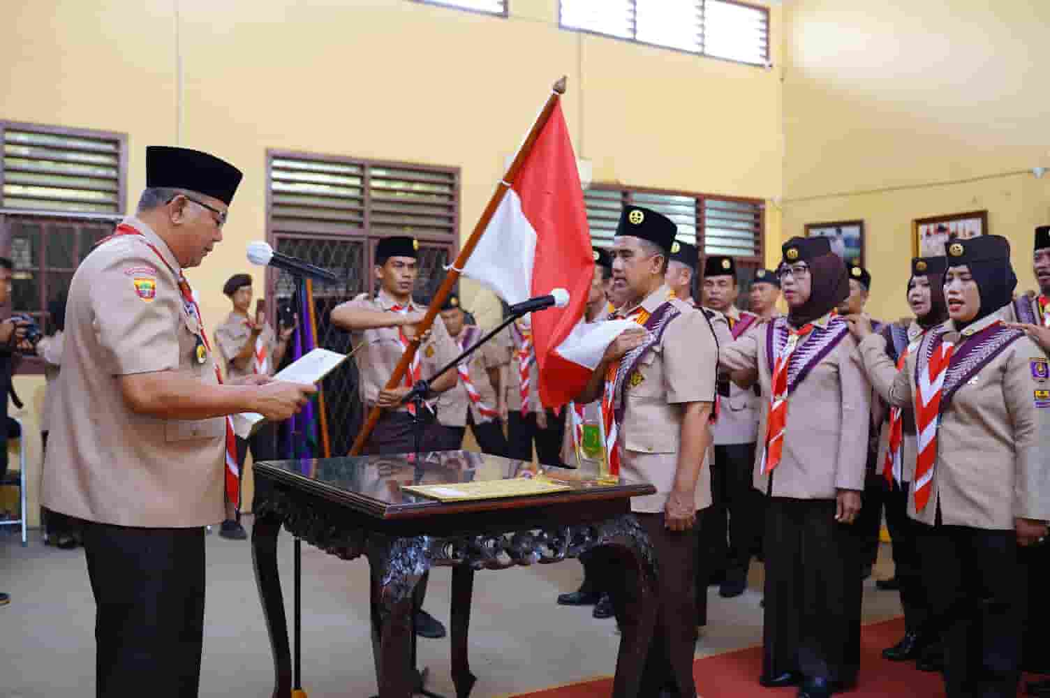 Pj Sekda Muba Lantik Ketua dan Pengurus Pusdiklatcab Mantri Melayu