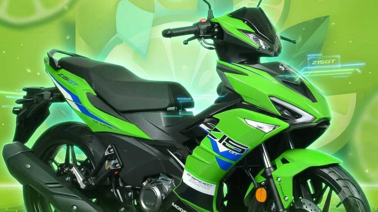 Modenas Z15GT 2027 Makin Gahar, Warna Lime Green Bikin Pangling!