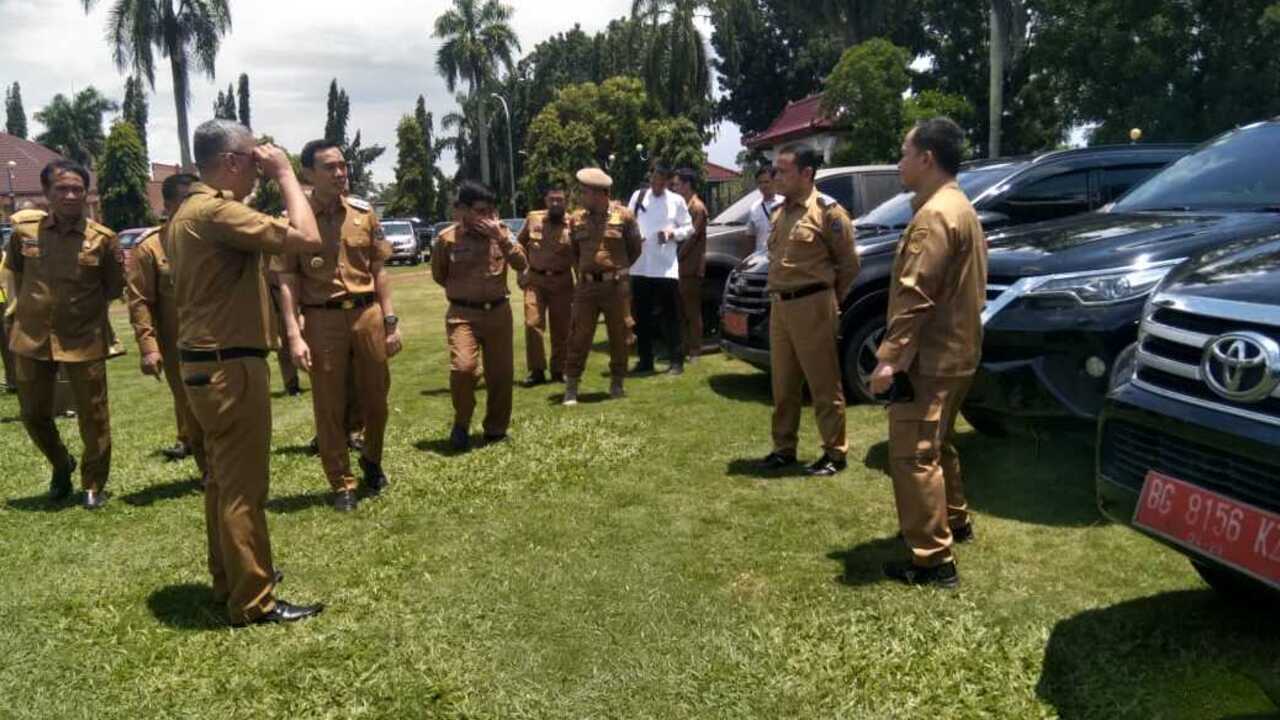 Muchendi Cek Aset Bergerak yang Dimiliki Pemkab OKI