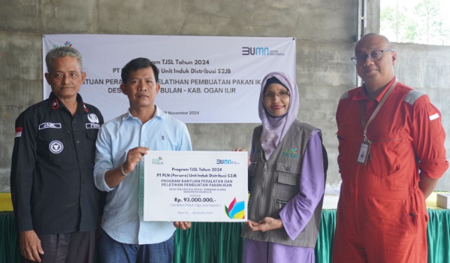 Program PLN Peduli Dorong Optimalisasi Peternakan dan Perikanan di Desa Tanjung Bulan