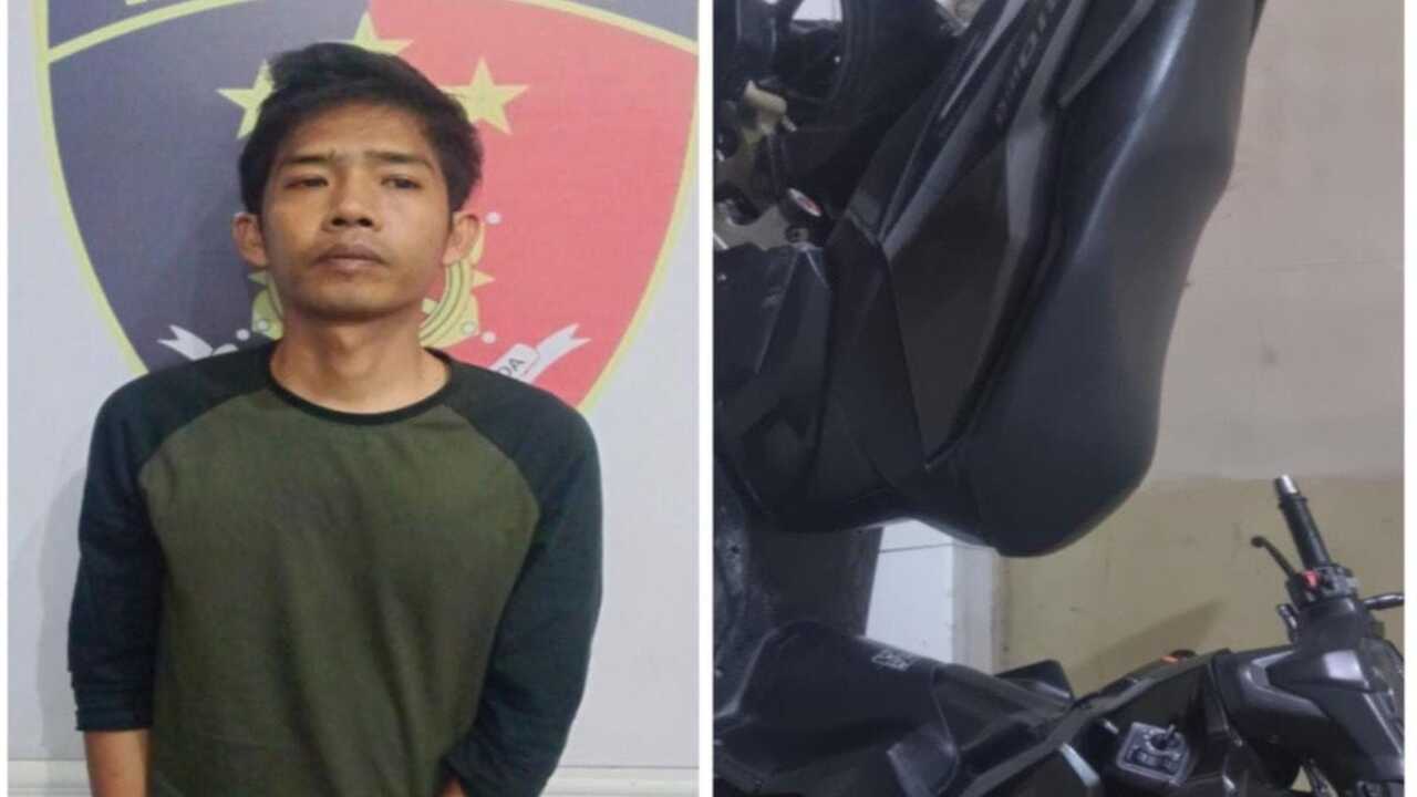 Gelapkan Motor, Pria di Tanjung Raja Ogan Ilir Keok Ditangkap Polisi di Kayuagung