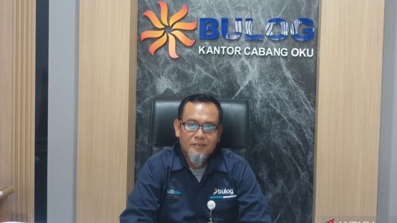 Bulog Jamin Stok Beras di OKU Raya Aman hingga Akhir Tahun