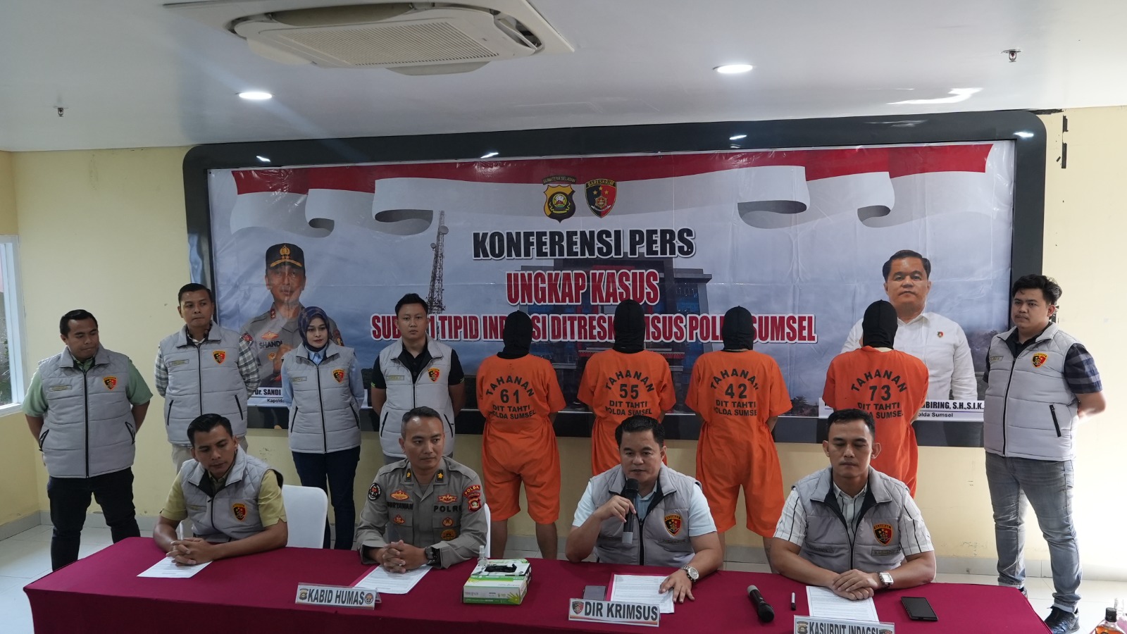  Bongkar Pabrik Miras Oplosan di Banyuasin, 20.088 Botol Disita