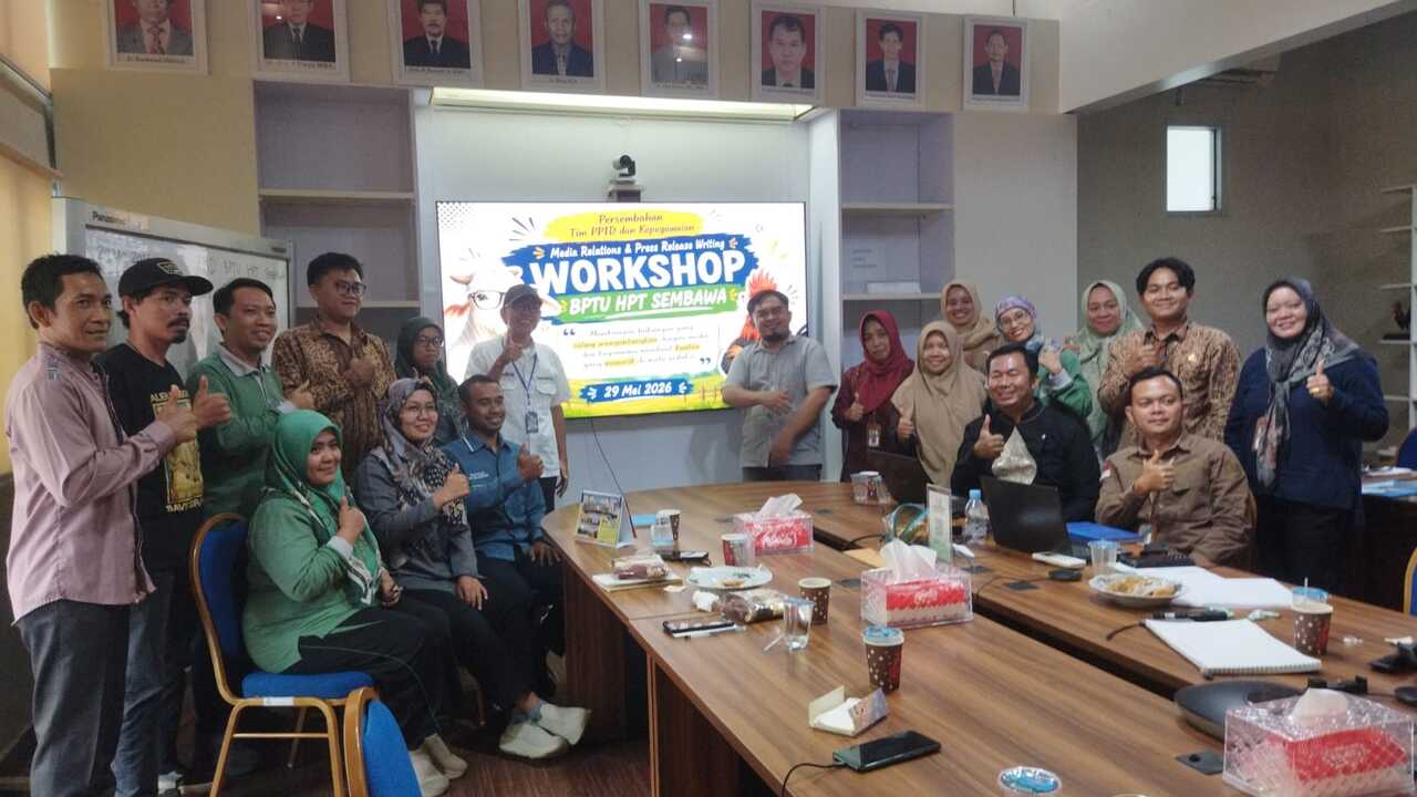 BPTU HPT Sembawa Bekali Pegawai Teknik Menulis Press Release agar Dilirik Media Massa