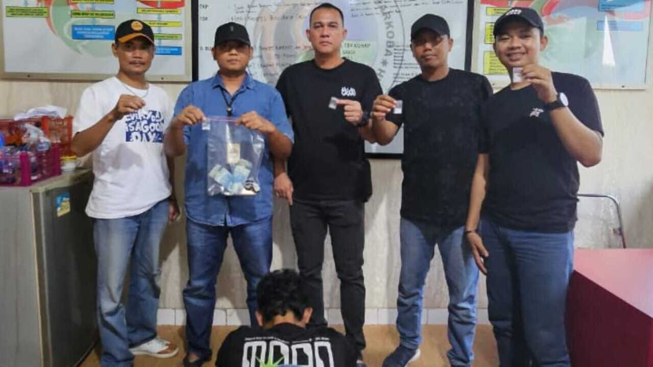 Bawa 5 Paket Sabu Hari Mukti Ditangkap Tim Opsnal Satresnarkoba Polres Prabumulih