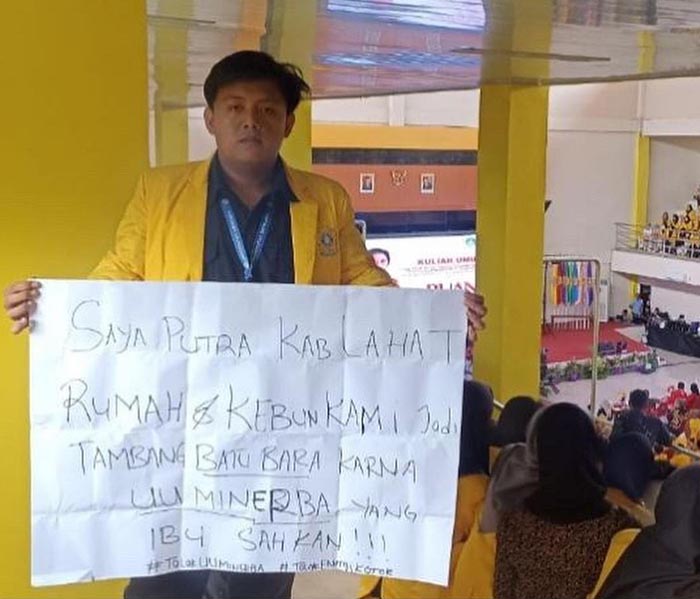 Bentangkan Spanduk saat Puan Maharani Beri Kuliah Umum, Mahasiswa Asal Lahat Diamankan