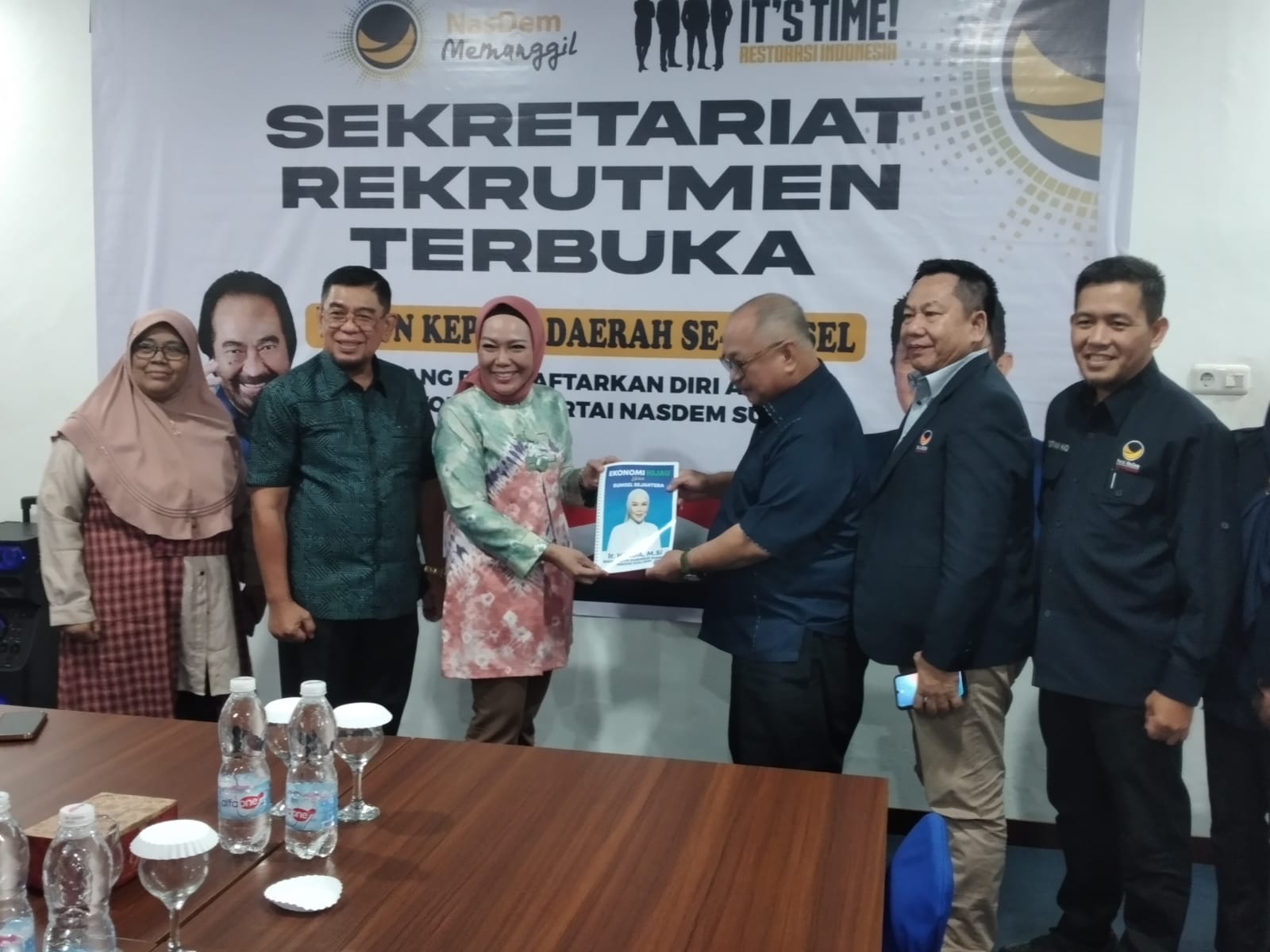 Kembalikan Formulir Balongub Partai Nasdem Sumsel, Holda Tegak Lurus Keputusan DPP