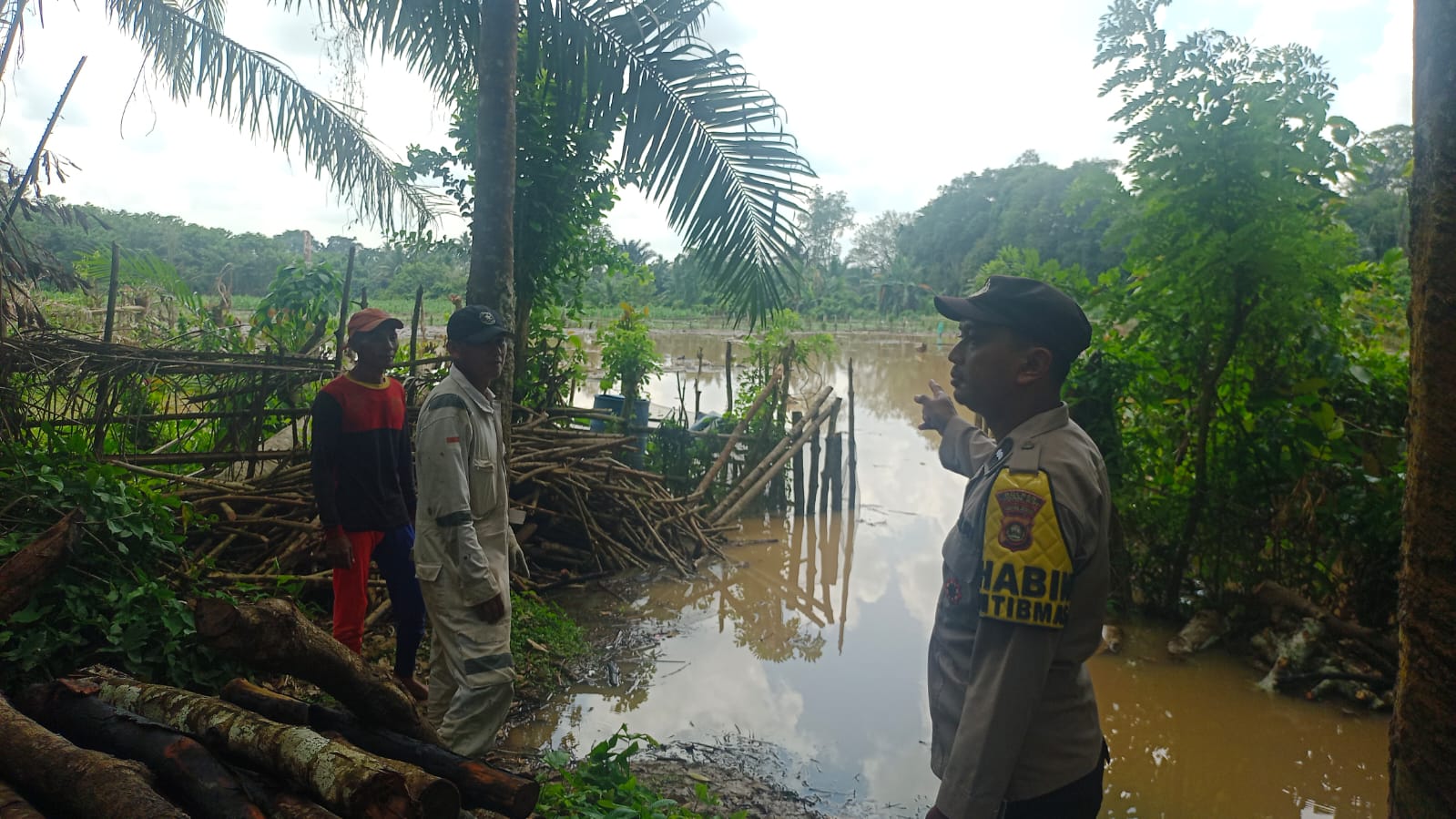 40 Hektar Lahan Jagung Program Ketahanan Pangan di Muara Kuang Terendam Banjir