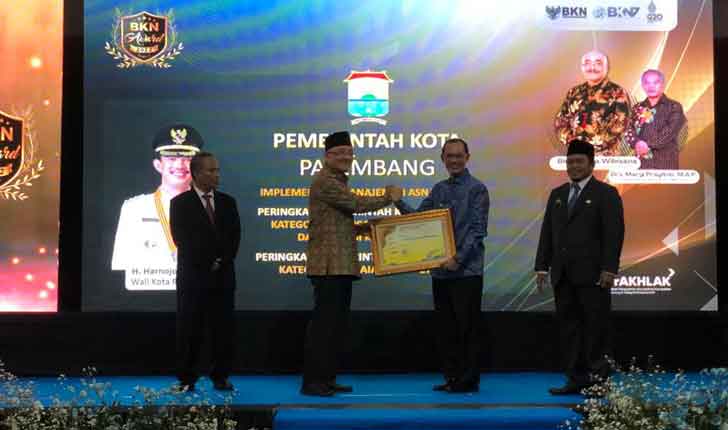 Pemkot Palembang Borong 3 Penghargaan di BKN Awards
