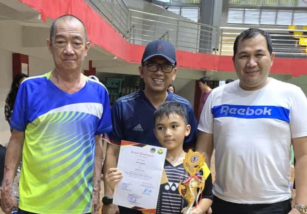 Putra Palembang Jethro Alexander Juara di Kejuaraan Bulutangkis Antar Pelajar Kabupaten Banyumas Jawa Tengah