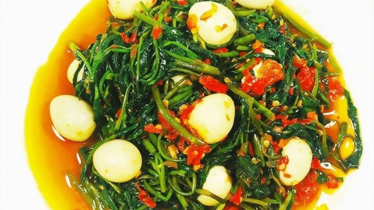Kangkung Cah Sapi Telur Puyuh, Inovasi Kuliner yang Menggoda Lidah Pecinta Makanan Nusantara