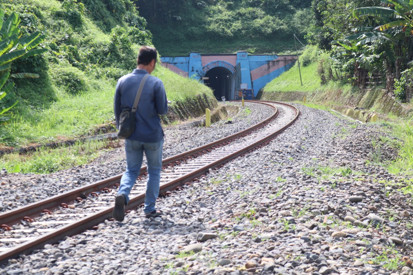 Wow, Ternyata Kabupaten Ini Miliki Terowongan KA Paling Panjang di Sumsel